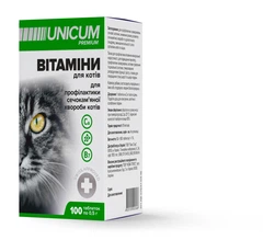 Unicum Добавка premium профілактики сечокам'яної для котів