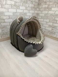 Animals joy Будинок лежанка для котів та собак Animals_joy Корзина М 46*42 см(188)
