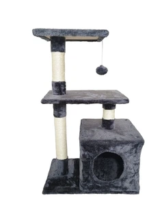 Кігтедралка, будиночок, дряпка для кішок AVKO CatTree 1053 Grey