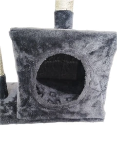 Кігтедралка, будиночок, дряпка для кішок AVKO CatTree 1053 Grey