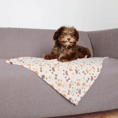 Підстилка для собак Trixie "Lingo Blanket" 100см х 75см фліс бежевий (TX-37178)