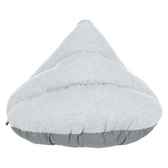 Лежак печера для собак "Junior Cave" Trixie 45см х 30см х 40см плюш сірий (TX-38254)