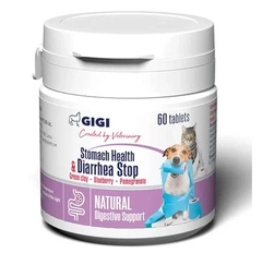 GIGI Stomach Health & Diarrhea Stop N60 (tab) для нормалізації роботи кишечника, адсорбент із протидіарейною властивістю