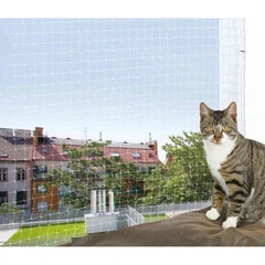Сітка захисна для котів Trixie для балкона з вікном прозора 3 х 2 м (4011905443133)