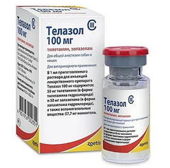 Simparica Zoetis (Зоетіс) Telazol - Препарат для загальної анестезії собак і котів
