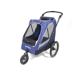 Luposan Коляска для домашніх тварин (до 35 кг) Bestopet (Люпосанчик) BS-RL-02 Dark Blue зі знімним столиком для грумінгу