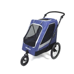 Luposan Коляска для домашніх тварин (до 35 кг) Bestopet (Люпосанчик) BS-RL-02 Dark Blue зі знімним столиком для грумінгу