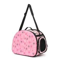 Сумка для перенесення котів та собак 42x28x30 см CosmoPet CP-406 Pink
