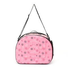Сумка для перенесення котів та собак 42x28x30 см CosmoPet CP-406 Pink