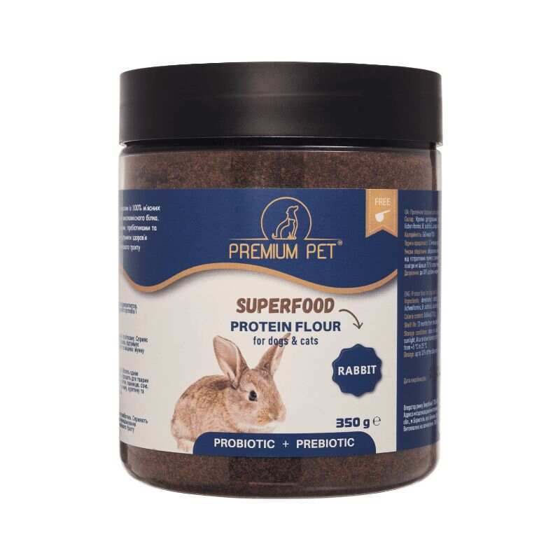 Premium Pet - Протеїнове борошно з кроликом для собак та котів