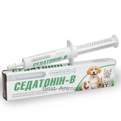 Esviar Pharm Седатонін-В - Заспокійлива паста з мелатоніном та амінокислотами для зняття стресу у котів, собак та гризунів