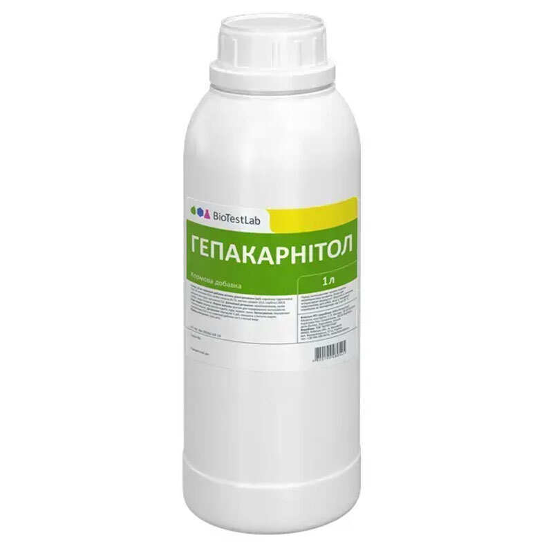 BioTestLab Добавка Гепакарнітол Гепатопротектор оральний для собак