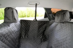 Автогамак для перевезення собаки в автомобілі Toyota Camry, Тойота Камрі універсальний GORGOSHI 190х140см Тканина Оксфорд 600PU захист дверей автомобіля чорний