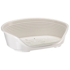 Пластиковий лежак для собак та кішок Ferplast Siesta Deluxe 6 Bianco