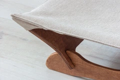 PetJoy Лежак-гамак для котів brown+beige 55х45х18