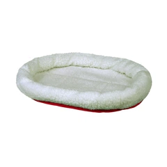 Лежак односторонній Trixie «Cuddly Bed» 47 см / 38 см (білий/червоний) - dgs