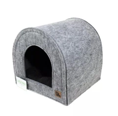 Будиночок-лежак №2 Опера "Lucky Pet", сірий, 40х40х40см