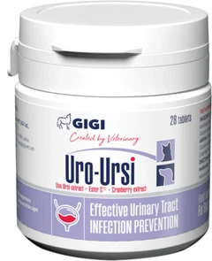 Gigi (Гігі) Uro-Ursi - Препарат Уро-Урсі для профілактики сечокам'яної хвороби і циститів для собак та котів