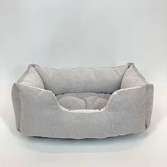 Без бренду Лежак м'який прямокутний для кота, собаки, сірий, 50*40 см