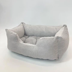 Без бренду Лежак м'який прямокутний для кота, собаки, сірий, 50*40 см