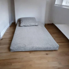 Без бренду Матрац для собак та котів М 80х55х4 тканина антикіготь сірий
