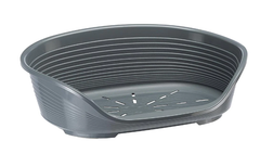 Пластиковий лежак для собак та котів Ferplast Siesta Deluxe 12 сірий 111х80.5х33.5 см 70212947