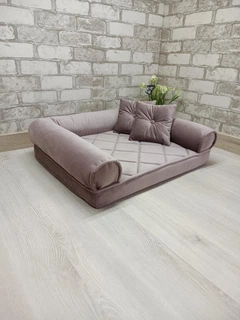 Без бренда Диван, лежанка для тварин Animals_joy Шарм L 92*77 см (054)
