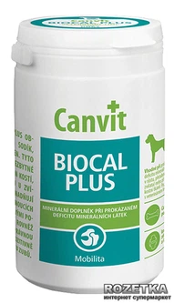 Canvit (Канвіт) Biocal plus - Збалансований комплекс для здорового розвитку кісткової тканини, сухожиль, суглобів, хрящів, зубів і м'язів собак