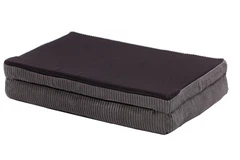 Лежак для собак eGarden Comfort Box, кордовий велюр 50х75 сіро-коричневий