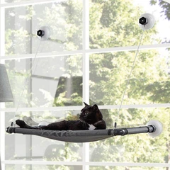 M Pets Лежак для котів, що закріплюється на вікні M-Pets Horizon Cat Window Perch 73х40,5х63 см (6953182732983)