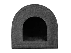 LeathART Теплий будиночок з повсті з подушкою для собак 40х40х40 (dk_027)
