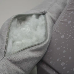 Без бренду Будиночок для собак і котів водовідштовхувальний з матрацом 45х39х40 см сірий (3A3521CBF3E2)