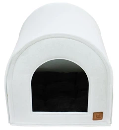 Будиночок-лежак Опера №2 "Lucky Pet" для собак та кішок, білий, 40х40х40 см