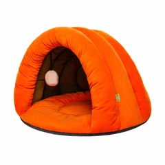 Hi Dog Будиночок "Перлина" помаранчева HiDOG для собаки або кота M 45*32см (3545)