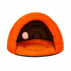 Hi Dog Будиночок "Перлина" помаранчева HiDOG для собаки або кота M 45*32см (3545)