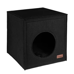 Hi Dog Будиночок Куб для кота собаки 40х40х40 см Чорний