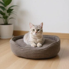 Matys Лежак для собак і котів Денді коричневий No5 500х690х200