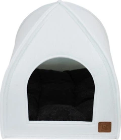 Лежак-намет Реги №3 "Lucky Pet" для собак та кішок, білий, 45х45х48 см