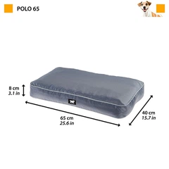 Подушка для собак та котів Ferplast Polo 65 сіра 65x40x8 см 81087121
