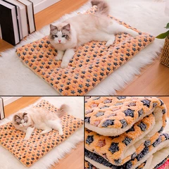Лежак для котів та собак Taotaopets 573301 Yellow Stars M