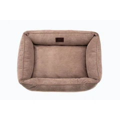 Harley and Cho Лежак для собак Hearley and Cho "Dreamer Cacao" velvet розмір L 90 х 60 см (бежевий) - dgs