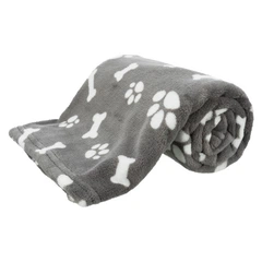Підстилка для собак Trixie "Kenny Blanket" 75см х 100см плюш сірий (TX-37096)