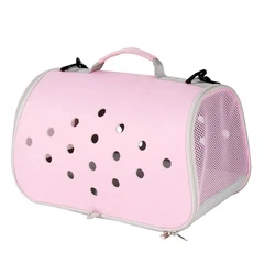 Сумка для перенесення котів та собак CosmoPet CP-12 44 x 25 x 28 см Рожевий