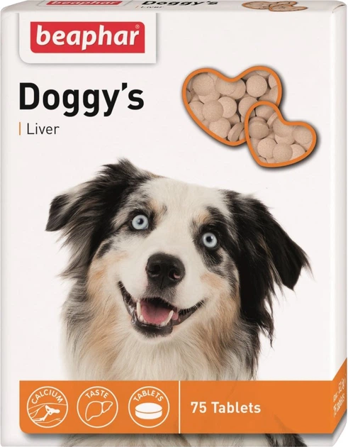 Beaphar Добавка Беафар Doggys Liver для дорослих собак
