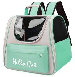 Рюкзак-перенесення для котів та собак 37х24х32 CosmoPet CP-65 Mint