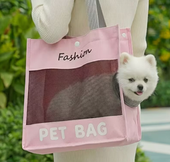 Без бренду Сумка-переноска для котів і маленьких собак PET BAG, рожева