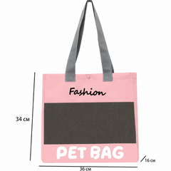 Без бренду Сумка-переноска для котів і маленьких собак PET BAG, рожева