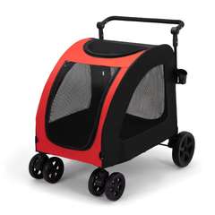 Luposan Коляска для домашніх тварин (до 45 кг) Bestopet (Люпосанчик) BS-RL-21 Red