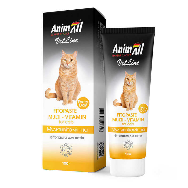 AnimAll VetLine Добавка ЕнімАлл ВетЛайн Fitopaste для котів