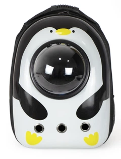 Рюкзак для перенесення котів та собак з ілюмінатором CosmoPet CP-87I2918 42х31х20 Пінгвін (JDT-0847580)